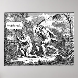 Cain & Abel Funny Poster
