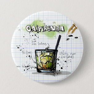 Caipirinha 7.5 Cm Round Badge