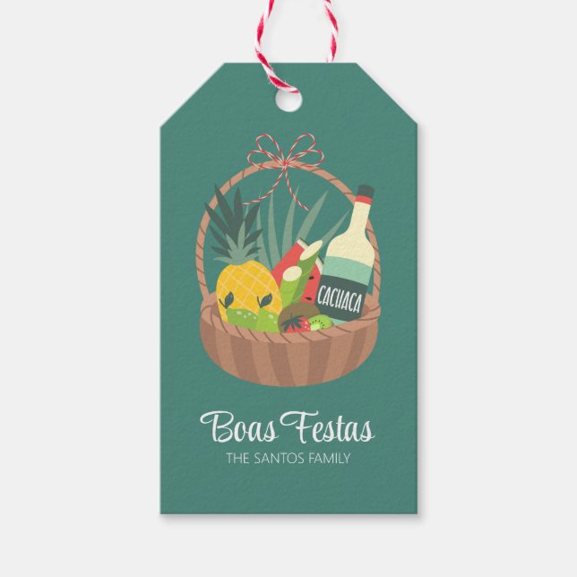 Caipirinha Recipe Gift Tag (Front)