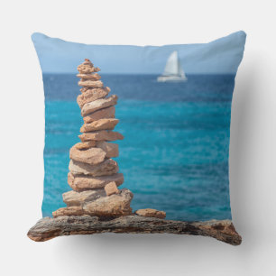 Cairn at the Mediterranean sea Cushion
