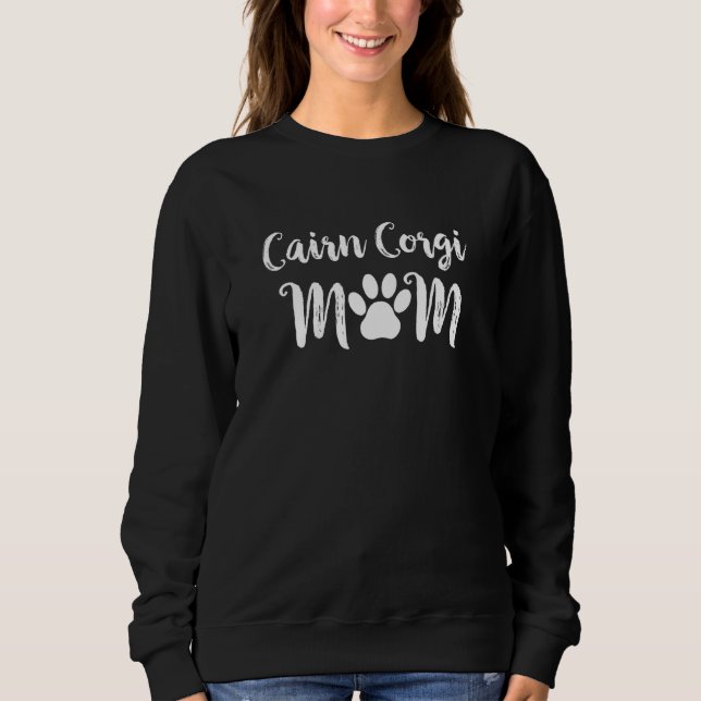 Cairn Corgi Mum Dog Sweatshirt (Front)