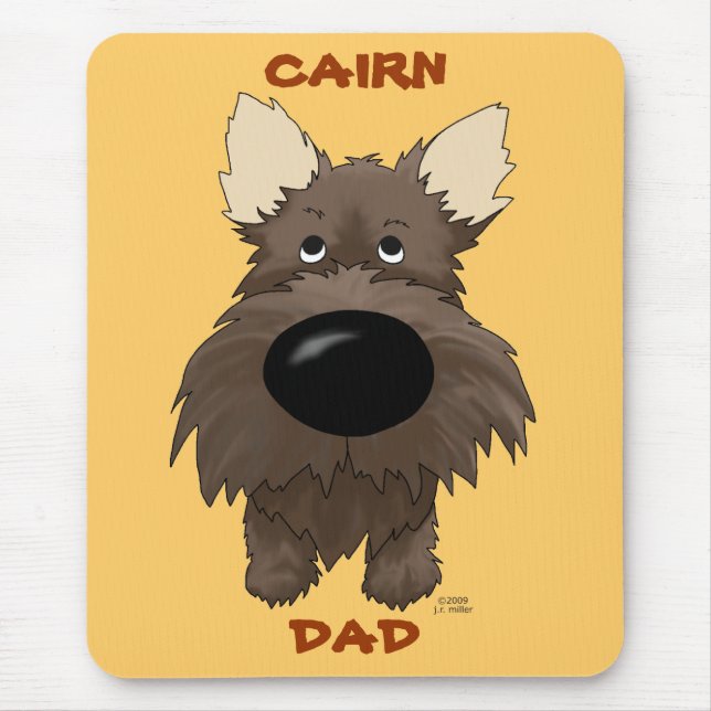Cairn Dad Mousepad (Front)