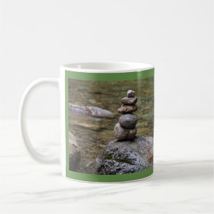 Cairn in a Stream Mug with Helen Keller Quote