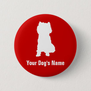 Cairn Terrier ケアーン・テリア 6 Cm Round Badge
