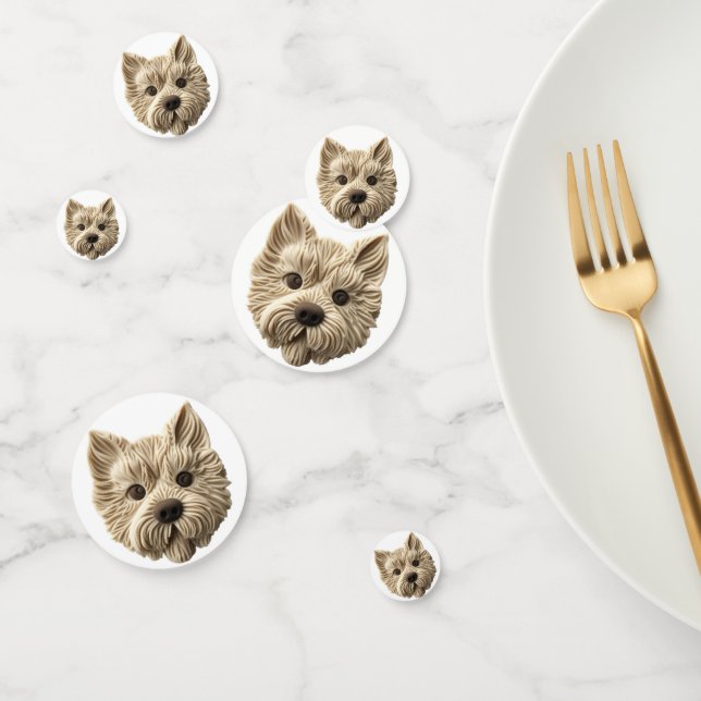 Cairn Terrier 3D Inspired Confetti (Group)
