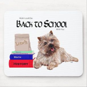 Cairn Terrier Back to School Mouse Pad