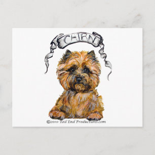 Cairn Terrier Banner Postcard