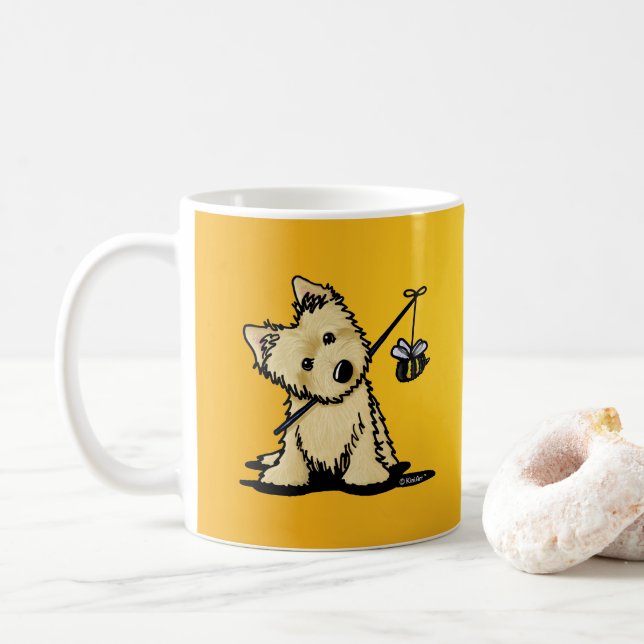 Cairn Terrier Beekeeper  Coffee Mug (With Donut)