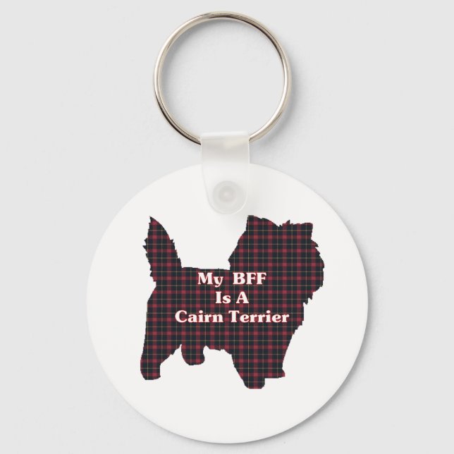 Cairn Terrier BFF Key Ring (Front)
