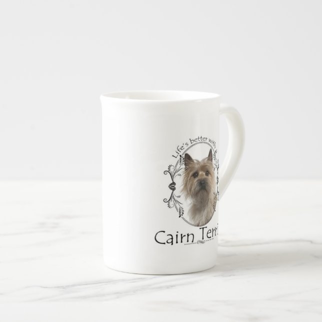 Cairn Terrier Bone China Mug (Front Right)
