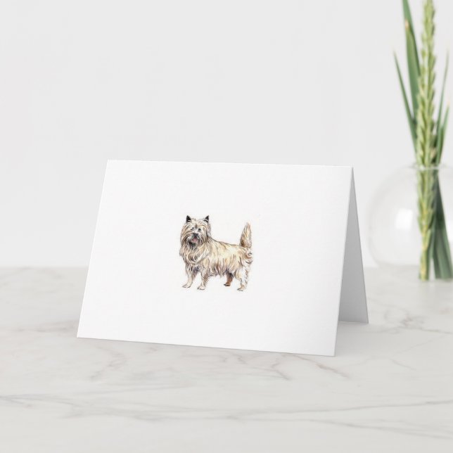 Cairn Terrier Card (Front)