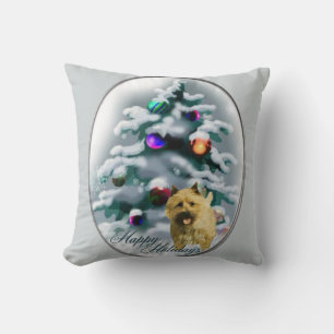 Cairn Terrier Christmas Cushion