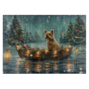Cairn Terrier Christmas Festive Voyage Cutting Board