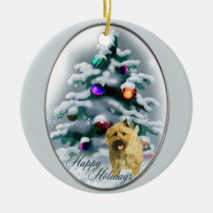 Cairn Terrier Christmas Gifts Ornament