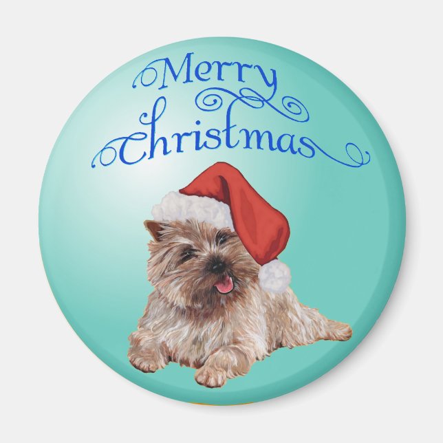 Cairn Terrier Christmas Ornaments Magnet (Front)