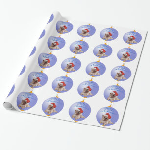 Cairn Terrier Christmas Ornaments Wrapping Paper