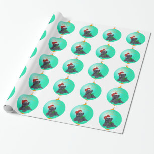 Cairn Terrier Christmas Ornaments Wrapping Paper