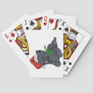 Cairn Terrier Christmas Playing Cards