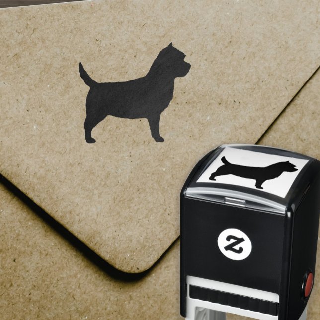 Cairn Terrier Dog Breed Silhouette Self-inking Stamp (Creator Uploaded)