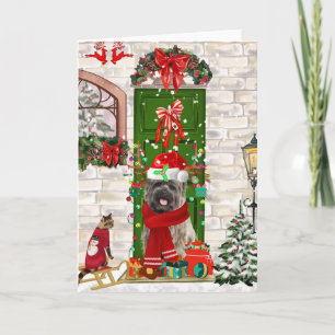 Cairn Terrier Dog Christmas  Card