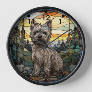 Cairn Terrier Dog Clock
