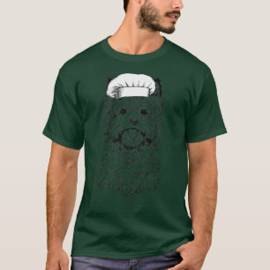 Cairn Terrier Dog Cook Chef Funny Cooking T-Shirt