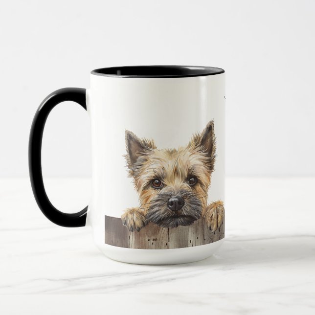 Cairn Terrier Dog Mug (Left)