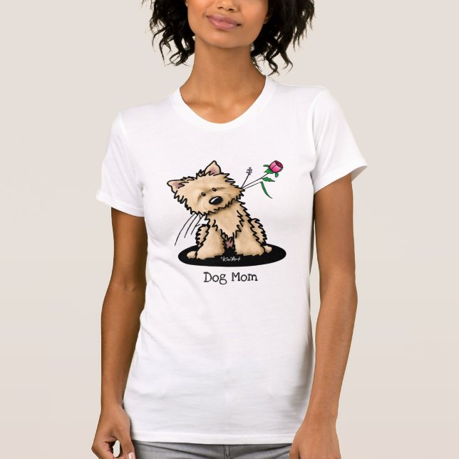Cairn Terrier Dog Mum T-Shirt (Front)