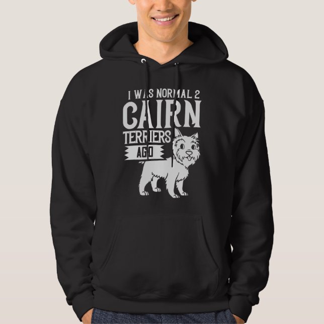 Cairn Terrier Dog  Puppies Owner Hoodie (Front)