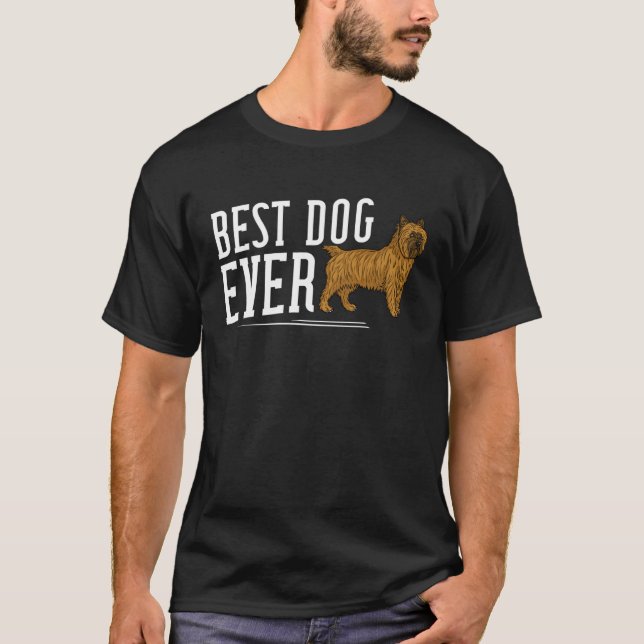 Cairn Terrier Dog Puppies Owner T-Shirt (Front)