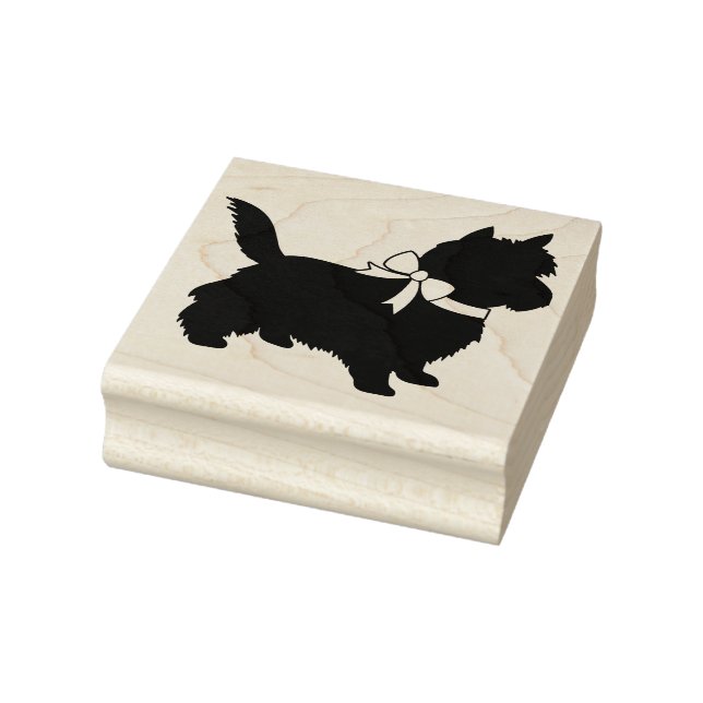 Cairn Terrier Dog Puppy Rubber Stamp (Stamp)