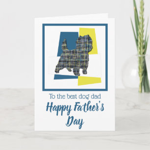 Cairn Terrier Dog TriColour Father’s Day Card