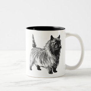Cairn Terrier Dog Two-Tone Coffee Mug