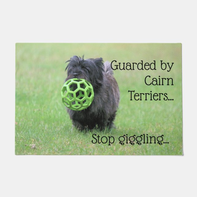 Cairn terrier doormat (Front)