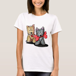 Cairn Terrier Duo Baby Doll T-Shirt