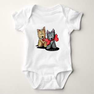 Cairn Terrier Duo Infant T-shirt Baby Bodysuit
