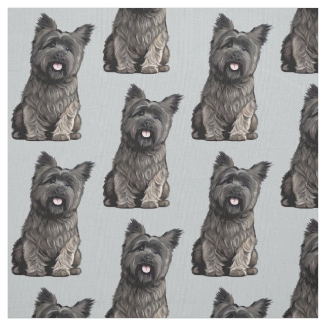 Cairn Terrier Fabric (Swatch)