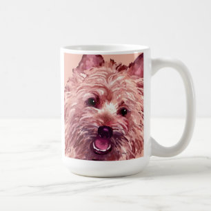 Cairn Terrier Face Art Mug