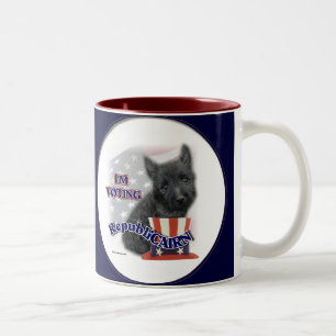 Cairn Terrier Gifts Two-Tone Coffee Mug