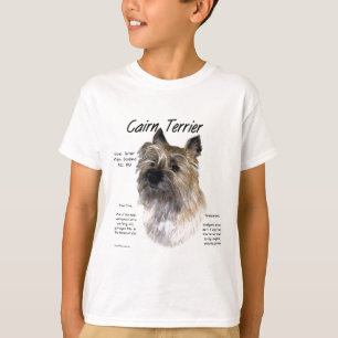 Cairn Terrier History Design T-Shirt