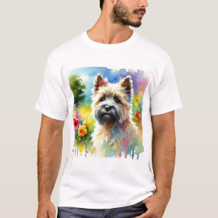 Cairn Terrier in Soft Watercolor 210924AREF104 - W T-Shirt
