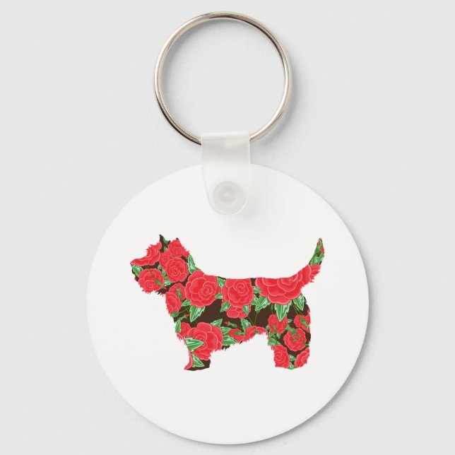 Cairn Terrier Key Ring (Front)