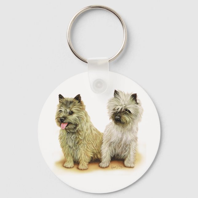 Cairn Terrier Key Ring (Front)