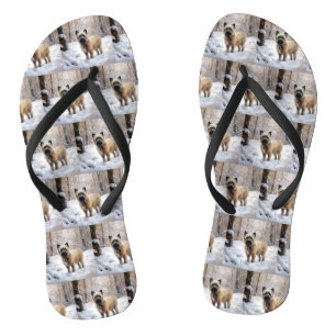 Cairn Terrier Let It Snow Christmas Thongs