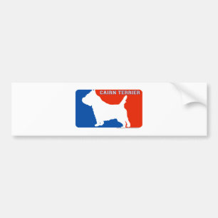 Cairn Terrier Major League Dog Bumper Sticker