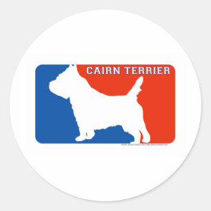 Cairn Terrier Major League Dog Sticker