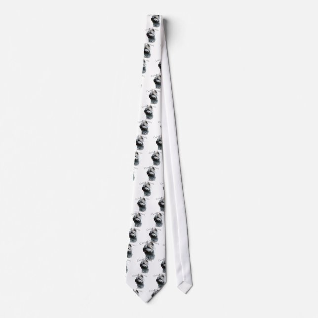 Cairn Terrier Mum 2 Tie (Front)