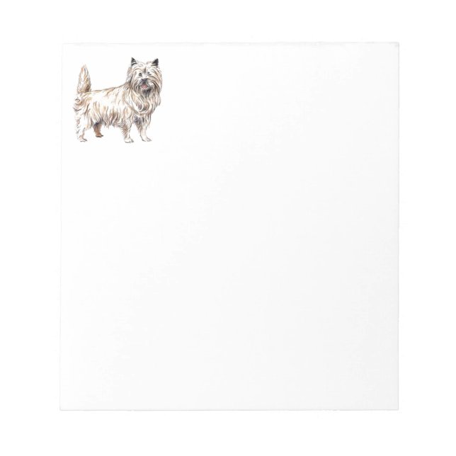 Cairn Terrier Notepad (Front)