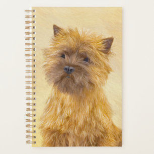 Cairn Terrier Painting - Cute Original Dog Art Planner