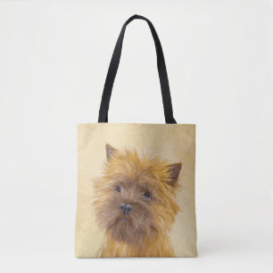 Cairn Terrier Painting - Cute Original Dog Art Tote Bag